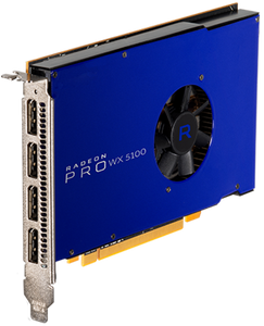AMD Radeon Pro WX5100 Professional Graphics Card - 8GB GDDR5 - 1792 Stream Processors - ASUS