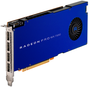 AMD Radeon Pro WX7100 Professional Graphics Card - 8GB GDDR5 - 2304 Stream Processors - ASUS