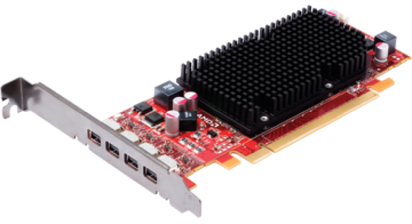 AMD FirePro 2460 Professional Graphics Card - 512MB GDDR3 Quad Output - ASUS