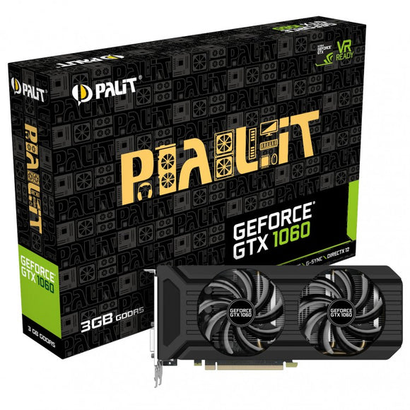 Palit GeForce GTX 1060 Dual 3072MB GDDR5 PCI-Express Graphics Card - ASUS