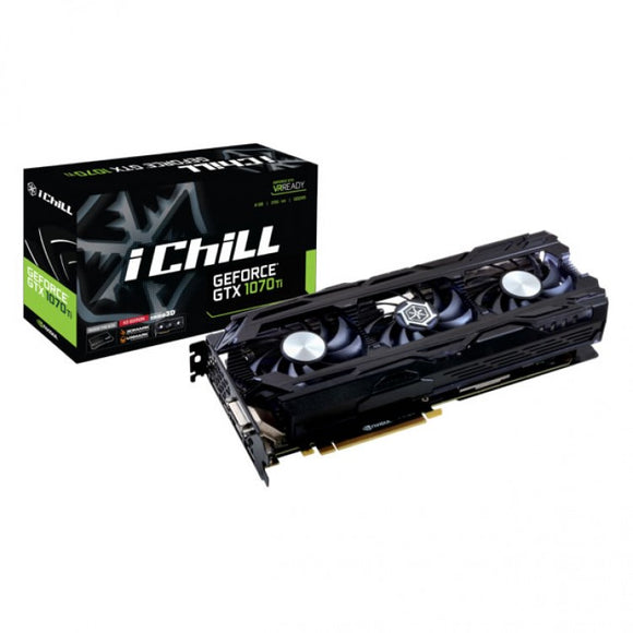 Inno3D GeForce GTX 1070Ti iChill X3 8192MB GDDR5 PCI-Express Graphics Card - ASUS