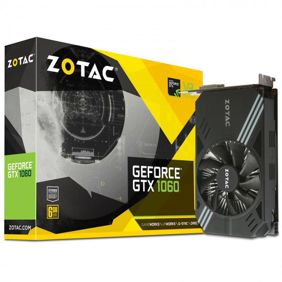 Zotac GeForce GTX 1060 Mini 6144MB GDDR5 PCI-Express Graphics Card - ASUS
