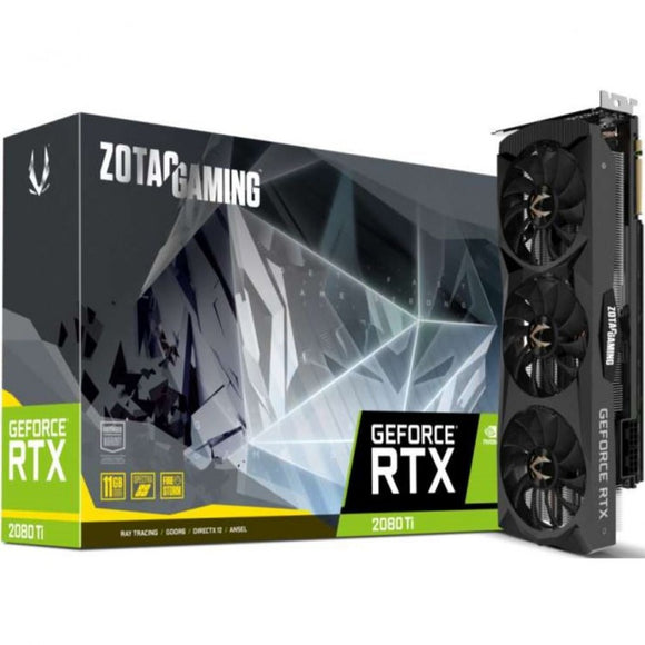Zotac GeForce RTX 2080 Ti Triple Fan 11264MB GDDR6 PCI-Express Graphics Card - ASUS
