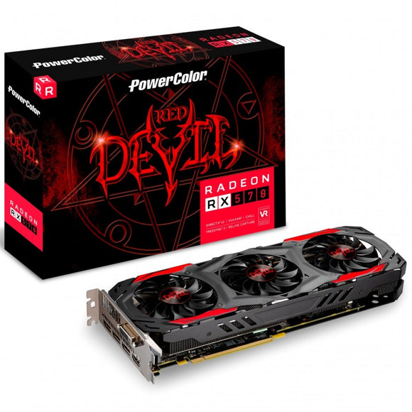 PowerColor Radeon RX 570 Red Devil 4096MB GDDR5 PCI-Express Graphics Card - ASUS