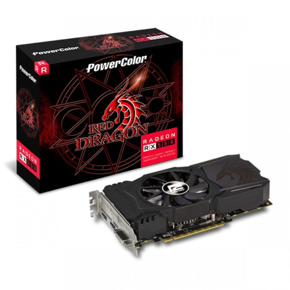PowerColor Radeon RX 550 Red Dragon 4096MB GDDR5 PCI-Express Graphics Card - ASUS