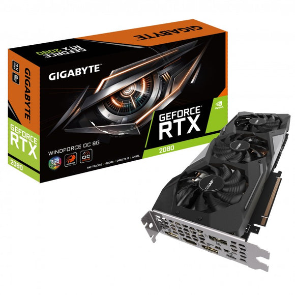 Gigabyte GeForce RTX 2080 WindForce OC 8192MB GDDR6 PCI-Express Graphics Card - ASUS