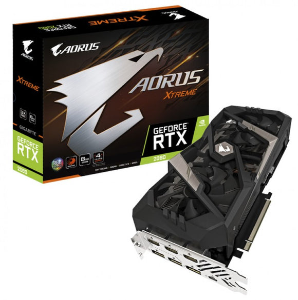 Gigabyte Aorus GeForce RTX 2080 Xtreme 8192MB GDDR6 PCI-Express Graphics Card - ASUS