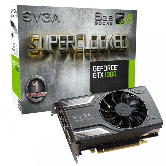 EVGA GeForce GTX 1060 SC 6144MB GDDR5 PCI-Express Graphics Card - ASUS