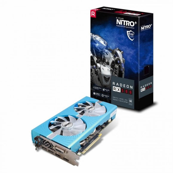 Sapphire Radeon RX 580 Nitro+ Special Edition 8192MB GDDR5 PCI-Express Graphics Card - ASUS