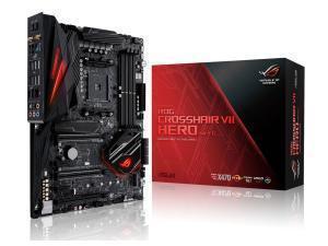 Asus ROG CROSSHAIR VII HERO (Wi-Fi) AMD AM4 X470 ATX Motherboard - ASUS