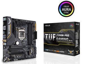 Asus TUF Z390M-Pro Gaming (Wi-Fi) Z390 Chipset LGA 1151 Micro-ATX Motherboard - ASUS