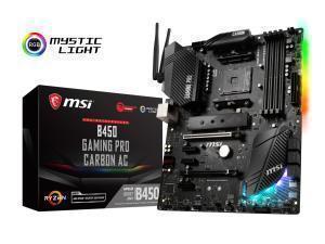 MSI B450 Gaming Pro Carbon AC AMD AM4 B450 Chipset ATX Motherboard - ASUS