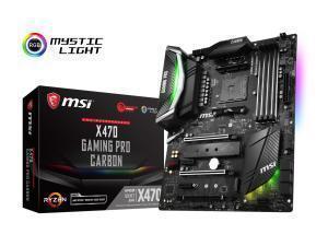 MSI X470 Gaming Pro Carbon AMD AM4 X470 ATX Motherboard - ASUS