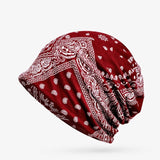 COKK Winter Hats For Women Men Turban Hat Female Beanie Flower Pattern Hip Hop Bone Male Gorro Feminino Ponytail Hat 2018 New - ASUS